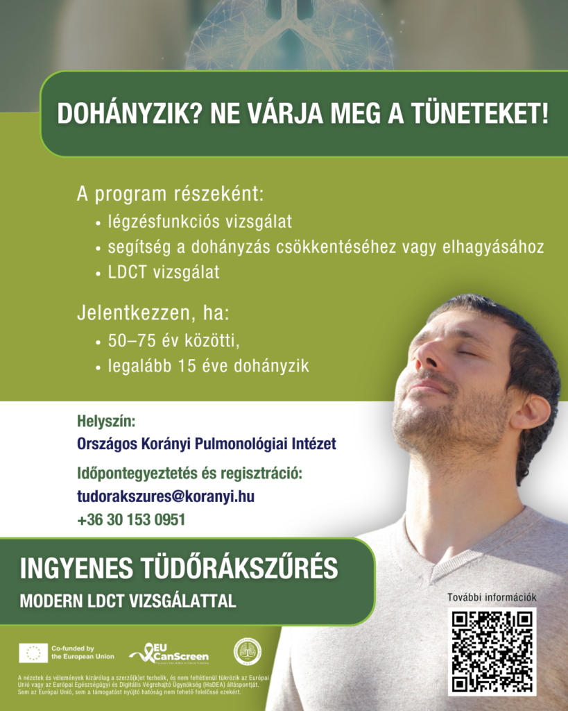 Tüdőszűrés – általános felhívás