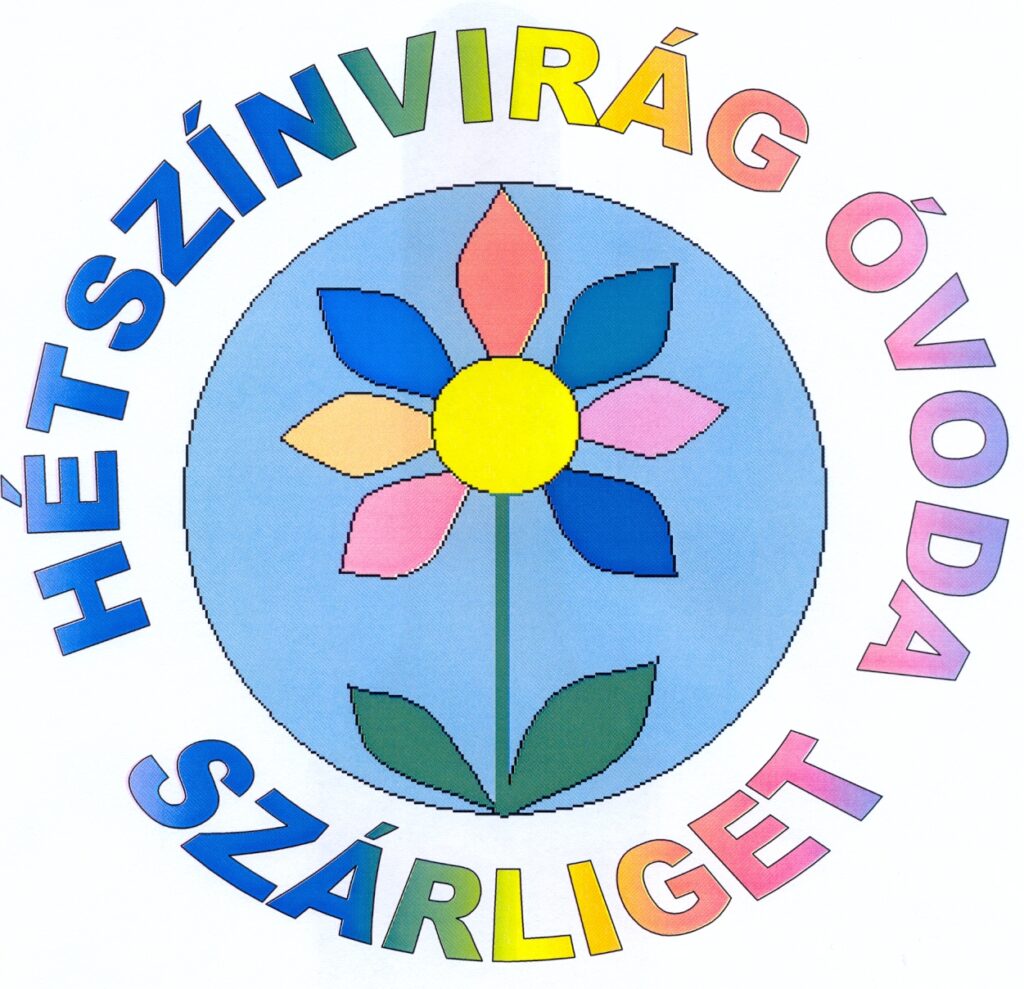 A Hétszínvirág Óvoda logója