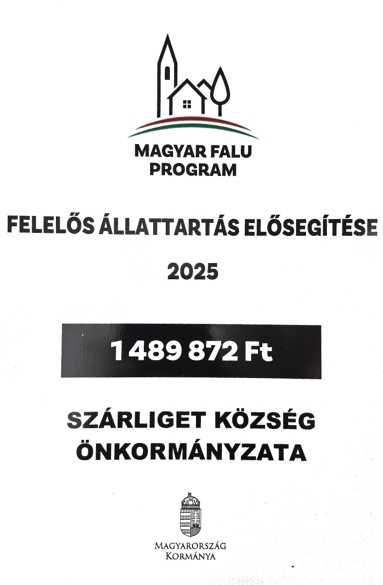 Projekttábla: Felelős állattartás elősegítése, 2025